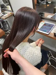 【新規限定/予防美容】艶カラー+エレクトロンTR&スパ