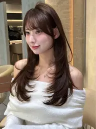 本日限定‼️【𝐑𝐞𝐅𝐚シャワーヘッド付き🌙* :ﾟ】韓国レイヤーカット＋髪質改善トリートメントトリートメント