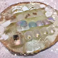 【新規・再来】新規ジェルオフ無料30種類から選べるFootデザインコース(再来他店オフ¥2200)