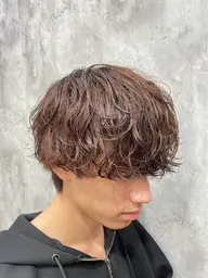 【営業中モデル/メンズ限定】メンズワンカラーモデル#カラー#メンズカラー#ブラウンカラー#ブルーブラック#U24#学割