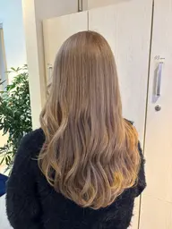 【明るくしたい方⭐️】ブリーチ＋透明感カラー⸝⸝꙳