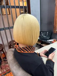 💜カット+リタッチブリーチ💜