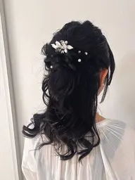 パーティヘアセット　お写真掲載でリボン2個プレゼント🎀