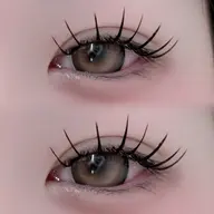 エクステだけで根本から上がる？！SNSで話題"Ｌカール"フラットラッシュ　120本