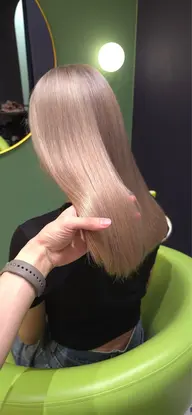 【ケアブリーチ】×高濃度水素◎カット＋ダブルカラー＋極上艶高濃度水素TR