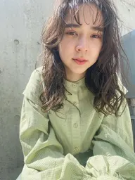 透明感カラー+リボーン2stepトリートメント💗