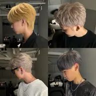 🔻メンズカット+ブリーチカラー(ミルクティー/ベージュ/グレージュ/シルバー/ダブルカラー/ブリーチ)