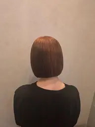 切りっぱなしボブ+クイックトリートメント