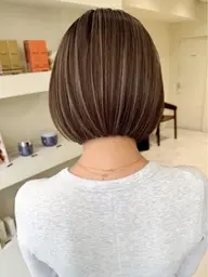 ボブカット＋ハイライトカラー✨(白髪ぼかしも可)