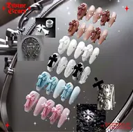 [爆発大人気]ビッグクロム定額デザイン(チップスカルプ) カラー変更可能