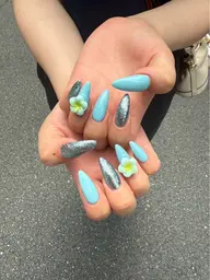 【✨❤️‍🔥ミニモ限定❤️‍🔥✨オフ込み】デカパーツ＋ジェルネイルワンカラーorラメグラコース