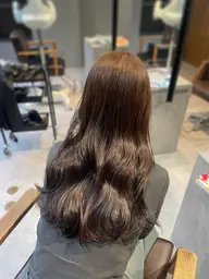 ナチュラルワンカラー(ブラウンベース)＋カット