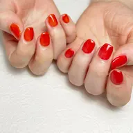 ジュニアネイリスト🧡【ハンドワンカラー】¥2980（ジュニアネイリスト価格）✨オフ代無料　※補強・長さだし不可