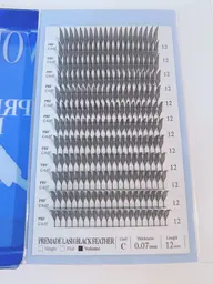 羽エクステ🪶✨束感ワンホンマツエク🇰🇷羽エクステのみで仕上げる時短コース💗両目30束までのお仕上がり✨