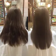【髪質改善】サイエンスアクアor酸熱トリートメント＆フルカラー＋カット【￥19800】 🖌️✨👩✨✨