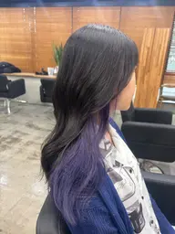 カット＋イヤリングカラー   ※インナーカラー(後ろもブリーチあり） ＋2500