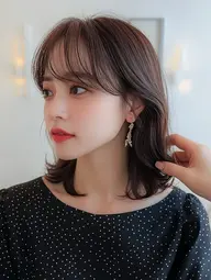 【🇰🇷韓国風小顔顔まわりカット✂️】顔まわりにお悩みの方はお任せ下さい‼️😊