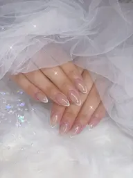 【ハンド🤍ྀི】フレンチネイル/※ベースクリア※/ オフ無料✨️