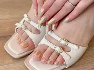 機関限定！【フット】オフ無し！ワンカラーorラメグラ　￥1900