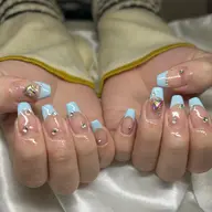 〖チップ長さ出し〗フレンチorカラグラコース☆/長さ出し10本/2色まで◎/