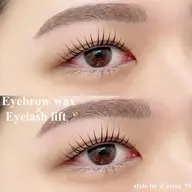 【学割U24】眉毛アイブロウデザインWAX＋選べるまつ毛パーマ ¥10100