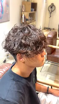 【minimo限定特別価格】メンズカット＋パーマ＋Aujuaトリートメント🉐🉐🉐