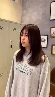 カット＋前髪縮毛＋髪質改善うる艶トリートメント⛲️