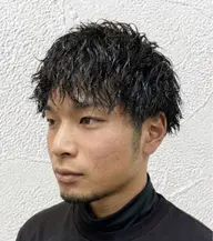 【直毛卒業】ツイストパーマ＋メンズカット