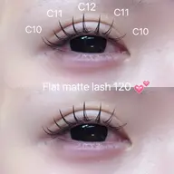 【モチ重視✨️】LEDマツエク🫧フラットマットラッシュ100本(オフ込み)