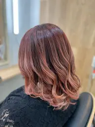 [平日限定]カット+デザインカラー+トリートメント(バレイヤージュ•ハイライト•グラデーション•ハイライト)ブリーチ1回