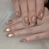 🎀✨人気水光ガラスマグ×ラメフレンチコース(ソフトジェルオフ無料)