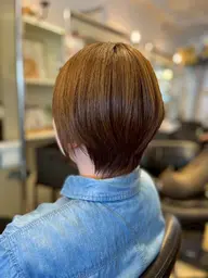 オーガニックカラー+髪質改善トリートメント(3300円相当)