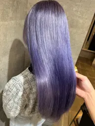 【リピート限定】ダブルカラー（ケアブリーチリタッチ+全体カラー）（ブリーチ・カラーのみ）