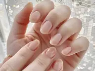 【ジェル】艶爪でナチュラル　補強にもクリアネイル新規4,980再来5,980