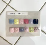 【Foot】オフありワンカラーワンポイント