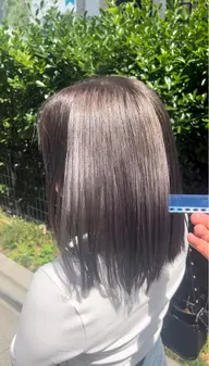 ⚠️ダメージ毛でもかけれる?!⚠️メテオ縮毛矯正✂️