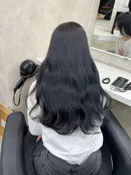 ❄️重くない暗髪❄️就活や実習にも対応した暗髪に🇰🇷ワンカラー🤍