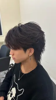 【メンズ限定✨️】メンズカット➕パーマ🌀フェザーパーマ/ラウンドマッシュ/ウルフ/ワンカール/ニュアンス/ミニモ学割