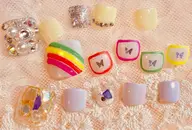 ⭐️フットネイルやり放題コース⭐️画像持ち込みOK🙆‍♀️✨