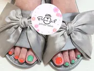 初回ジェルオフ無料❗️フットワンカラー