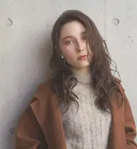 カット+外国人風パーマ