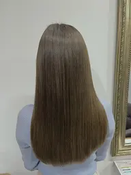 艶髪✨縮毛矯正(カット込み)＋2ステップトリートメント付きプラん🫧