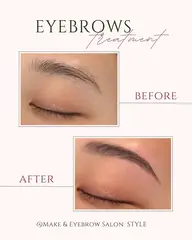 【眉毛WAX脱毛 & 眉毛カット】 アイブロウデザイン/眉メイクレッスン込み