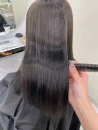 【初回&次回予約限定】カット+ノンダメージ髪質改善カラー+オリジナルケア＊サラサラコース＊