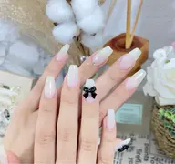 ワンカラー➕2個パーツor埋め尽くし二本