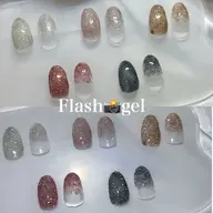 フラッシュ📸[ワンカラーorグラデーション] / 計5色🎀フィルイン🐥　オフ有