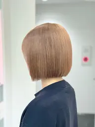🩵ボブカット+フルカラー+選べるヘアケア