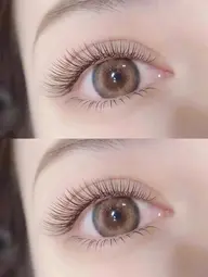 🦋フラットラッシュ140本/ご新規様オフ無料/LEDオフ初回から800円/アイパック付き、美容液コーティング仕上がり