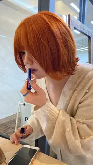 ☆予約No. 1☆フルカラー+カット+ハホニコトリートメント+炭酸泉