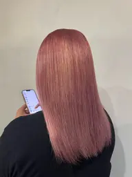 ブリーチ+カラー🩷🖤